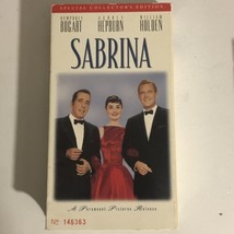 Sabrina Vhs Tape Humphrey Bogart Audrey Hepburn S1A - $5.93