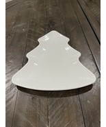 FIESTA Christmas 10&quot; White Tree Plate Serving Platter HOLIDAY Cookie - €16,94 EUR