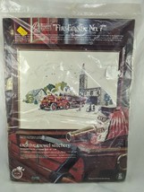 Paragon Needlecraft Fire Engine No 7 Crewel Stitchery Kit 0435 - $34.95