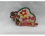 Holiday Baking Christmas Gingerbread Cookie Embroidered Iron On Patch 2 ... - £17.39 GBP