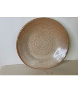 Studio Pottery Plate l Signed  Oatmeal Tan 8.5 Inches C - £15.59 GBP