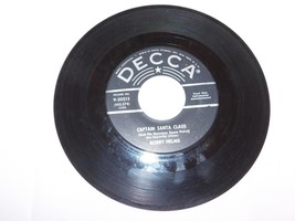 Bobby Helms 45 Record Decca Records Jingle Bell Rock Captain Santa Claus - £8.22 GBP