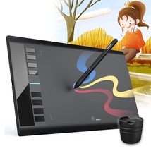 Drawing Tablet, New Upgrade UGEE M708 10 x 6 Inches Digital Graphics Tablet with - £72.12 GBP