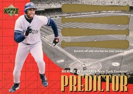 1997 Upper Deck Predictors Bernie Williams 20 Yankees - £0.79 GBP