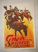 Calgary Stampede Postcard 4&quot;x6&quot; Vintage 1975 Alberta Canada - £7.76 GBP