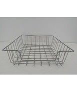 Vintage Metal Wire In/Out Paper Basket Office Desk Letter Tray Organizer... - £11.25 GBP