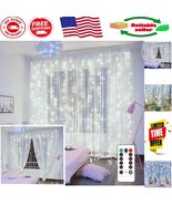 Elegant 7.9Ft USB White Fairy Lights Curtain - Perfect for Indoor/Outdoo... - $18.59 CAD