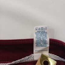 Market & Spruce WGW20576 Womens Red Cotton Stretch Corduroy Pants Size 8 (28×30) image 4