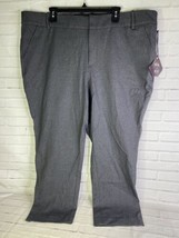 Ava &amp; Viv Ankle Dress Pants Gray Stretch Womens Plus Size 22W - $20.78