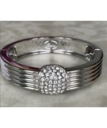 Lia Sophia Scheme Bracelet, Silver Tone w/ Cut Crystals - $277.24 MXN