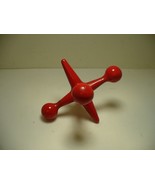 Red Painted Ceramic Jack Figure 6x6&quot; Decorative Art Model Display Hand Made - $21.24