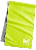 2in1 MISSION ENDURACOOL Cooling Towel UPF 50 HIGH VIS. GREEN 12X33&quot; X98 - £11.19 GBP