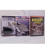 Naval / Oceanic Set of DVDs *US Navy Carriers / Victory at Sea / Titanic... - £21.15 GBP