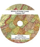 1907 History &amp; Genealogy ORANGE County Virginia VA - £4.59 GBP