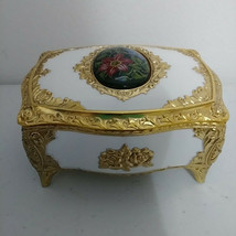 MELE Beautifully Decorative Music Box, Made in Japan 4 1/4&quot; For Once In ... - £30.81 GBP