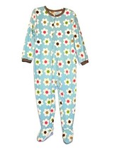 Carter&#39;s Girl&#39;s Blue Floral Print Fleece Blanket Pajama Sleeper, Size 2T - $11.13