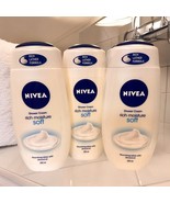 Nivea Rich Moisture Soft Shower Cream with Almond Oil, 3 Pack - $14.01