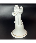 Enesco Tendernest White Porcelain Angel Bell Made in Korea - $19.80
