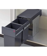 Hailo Tandem 30 Liters Pullout Bottom Mount Double Bin Trash System with... - $183.07