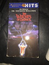 Die Witches von Eastwick VHS Warner Bros 1998 Jack Nicholson Cher - £5.12 GBP