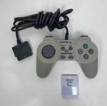 GamePad Performance Playstation 1 PS1 Turbo Controller + Memory Card - V... - $14.95