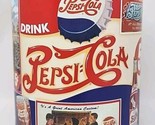 Vintage Pepsi Cola Popcorn Tin 1990s Can 7.5&quot; Colorful Nostalgic U127 - £15.71 GBP