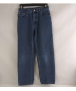 Canyon River Blues Distressed Bootcut 100% Cotton Jeans Boys Size 14 - $9.89