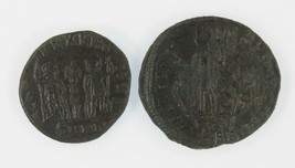 Romanzo Impero 2-coin Set Constans 1/2 Centenionalis Constantinus II AE3 - £51.15 GBP