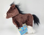 GANZ Webkinz Clydesdale Horse Plush New with Tag Sealed code HM139 NWT - $12.77