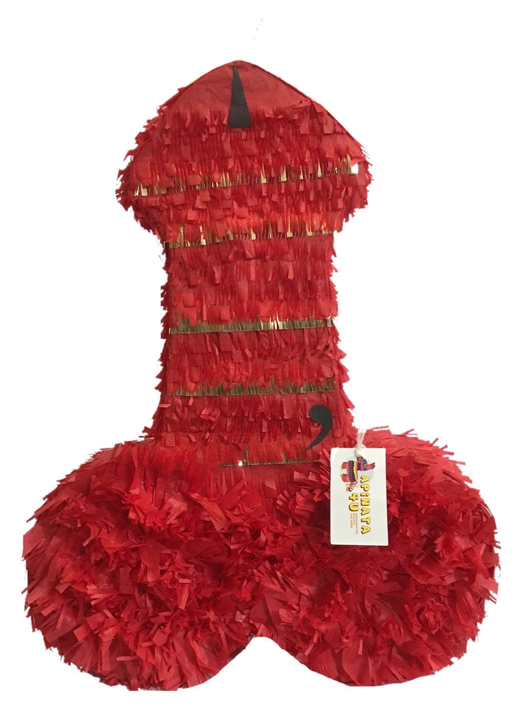 Pecker Pinata 20&quot; Tall Red Color Bachelor Bachelorette Party Favors Gag ... - $39.99