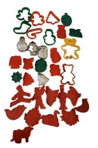 Huge Assorted Holiday Christmas Cookie Cutters - Lot of 33 - £15.11 GBP