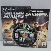 Star Wars Battlefront Sony Play Station 2 PS2, Tested &amp; Working! Black Label - £8.51 GBP