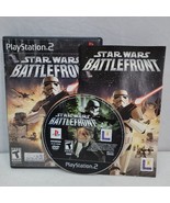 Star Wars Battlefront Sony PlayStation 2 PS2, TESTED &amp; WORKING! Black Label - £8.36 GBP