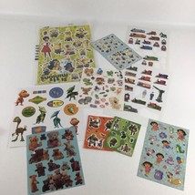 Mixed Sticker Sheets Lot Dora Thomas Train Minions Shrek Dinosaur Train ... - $19.75