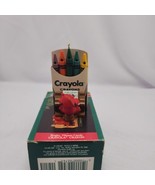 Hallmark 1991 Bright Vibrant Colors Crayola Crayons Bear Organ Ornament - $11.88