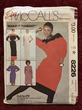 Pullover Dress 2 Lengths, Vintage McCalls Easy Pattern 8226 - $4.83