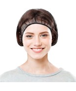 100 pcs Black Nylon Disposable Hair Nets 21&quot; /w Elastic Edge Mesh - £19.50 GBP