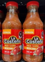 2X La Costena Salsa Casera Mexicana / Mexican Home Style Salsa - 2 De 450g c/u - $23.78