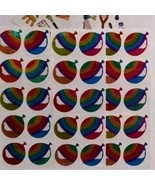 Vintage 1980s Sandylion Rainbow Foil Balloon Sticker Designs 10 per Sheet  - $247.50