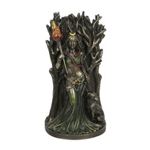 Bronze Resin Hecate Greek Goddess Of Magic Sculpture Home Decor Art Myth Statue - £63.30 GBP