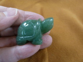 Y-TUR-LA-603) Green Aventurine Tortoise Turtle Carving Figurine Gemstone Turtles - £10.83 GBP