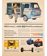 FORD MOTOR COMPANY - Ford&#39;s New Van - Gas Saver - 1961 Vintage Print Ad - $11.87