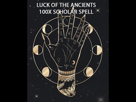 100X 7 SCHOLARS LUCK OF THE ANCIENTS HIGHER MORE EXTREME MAGICK RING PENDANT image 2