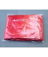 DELTA Airlines Blanket Red Airplane Travel Lap Blanket 45&quot; x 56&quot; NEW in Bag - $256.78 MXN