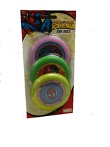 SPIDER-MAN MINI DISCS BY MARVEL - 3 DISCS PER PACKET - £5.59 GBP