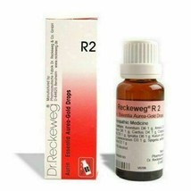2x Dr Reckeweg Germany R2 Heart Efficiency Gold Drops 22ml | 2 Pack - £15.81 GBP