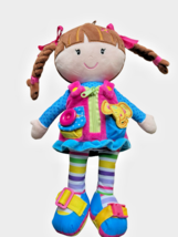 June Garden Dressy Friends Belle Educational Stuffed Plush Doll Learn To... - €12,97 EUR