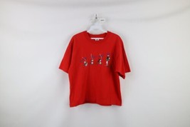 Vintage 90s Streetwear Womens Size Large Cropped Golf Spell Out T-Shirt ... - £23.44 GBP
