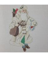Handpainted Needlepoint Canvas Strictly XMAS Kit Old World Santa Ornamen... - $1,736.80 MXN