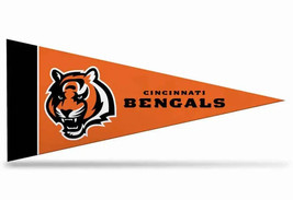 Cincinnati Bengals NFL Felt Mini Pennant 4&quot; x 9&quot; Banner Flag Souvenir NEW - £2.93 GBP